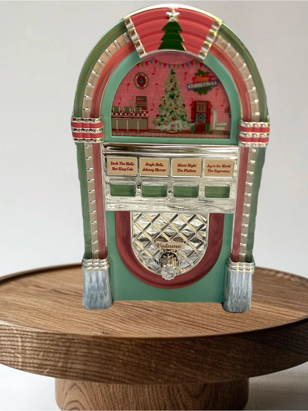 Mr Christmas Holiday Retro Jukebox Decorative